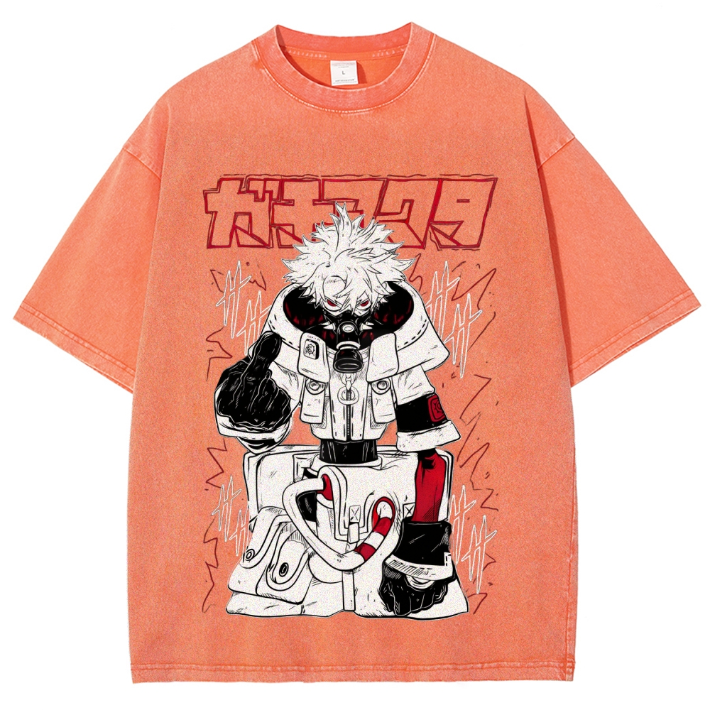 Gachiakuta Unisex Fit Washed T-Shirt 2507034183