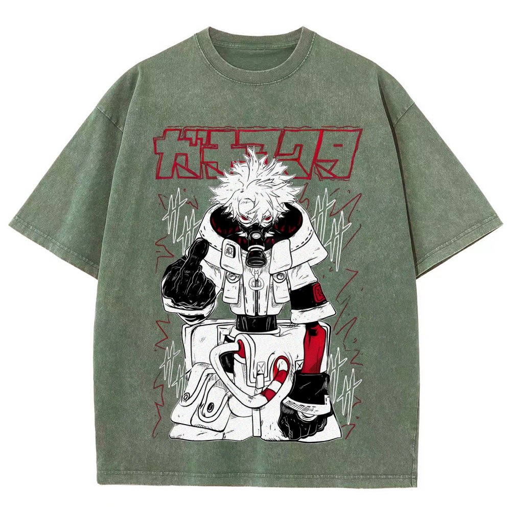 Gachiakuta Unisex Fit Washed T-Shirt 2507034183