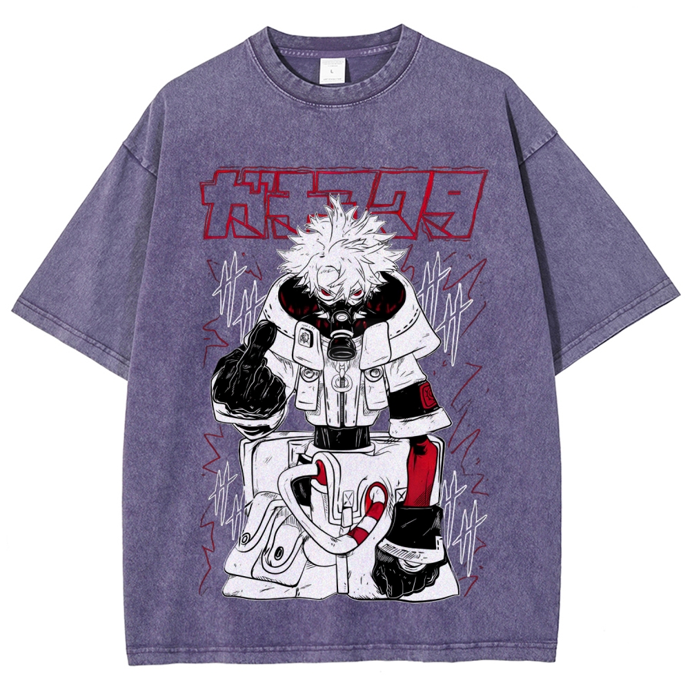 Gachiakuta Unisex Fit Washed T-Shirt 2507034183