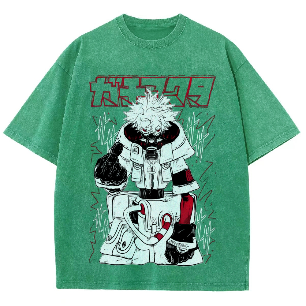 Gachiakuta Unisex Fit Washed T-Shirt 2507034183