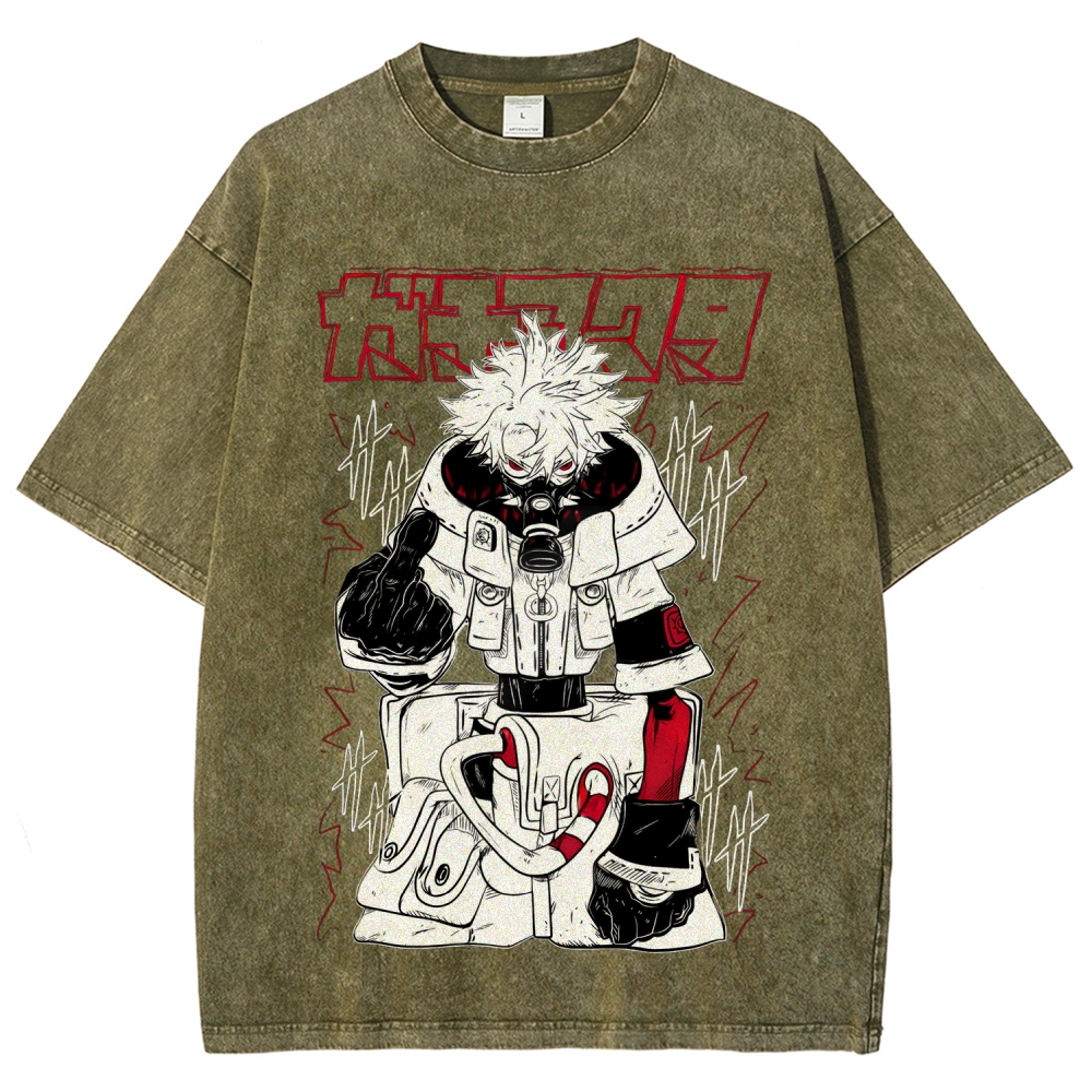 Gachiakuta Unisex Fit Washed T-Shirt 2507034183