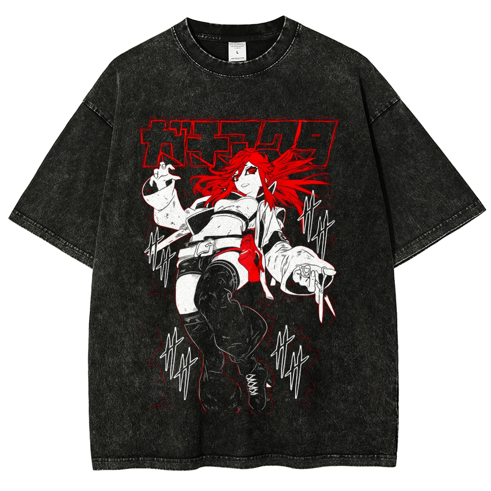 Gachiakuta Unisex Fit Washed T-Shirt 2507034189