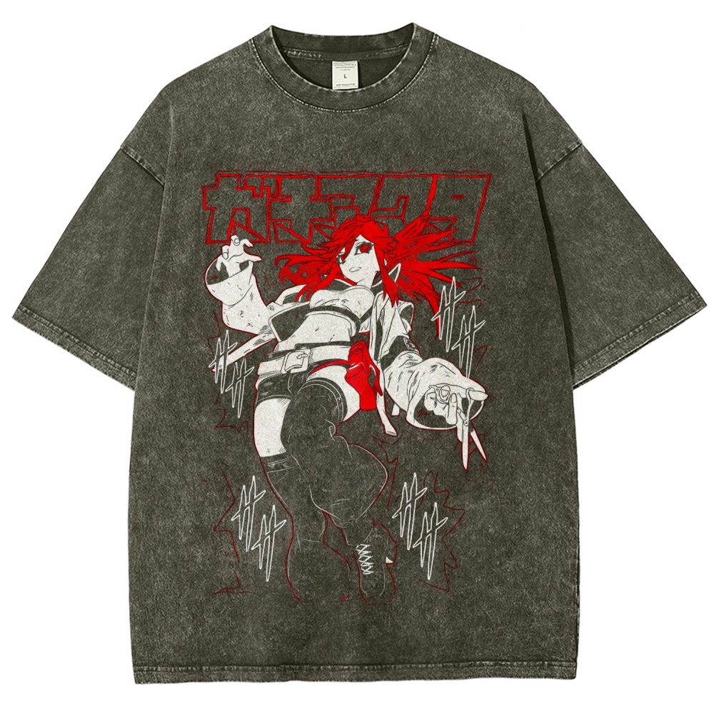 Gachiakuta Unisex Fit Washed T-Shirt 2507034189