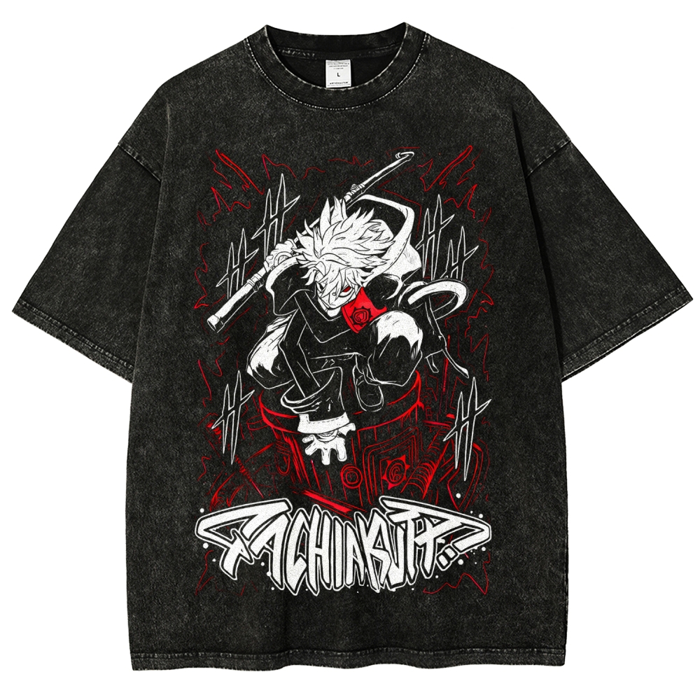 Gachiakuta Unisex Fit Washed T-Shirt 2507034204