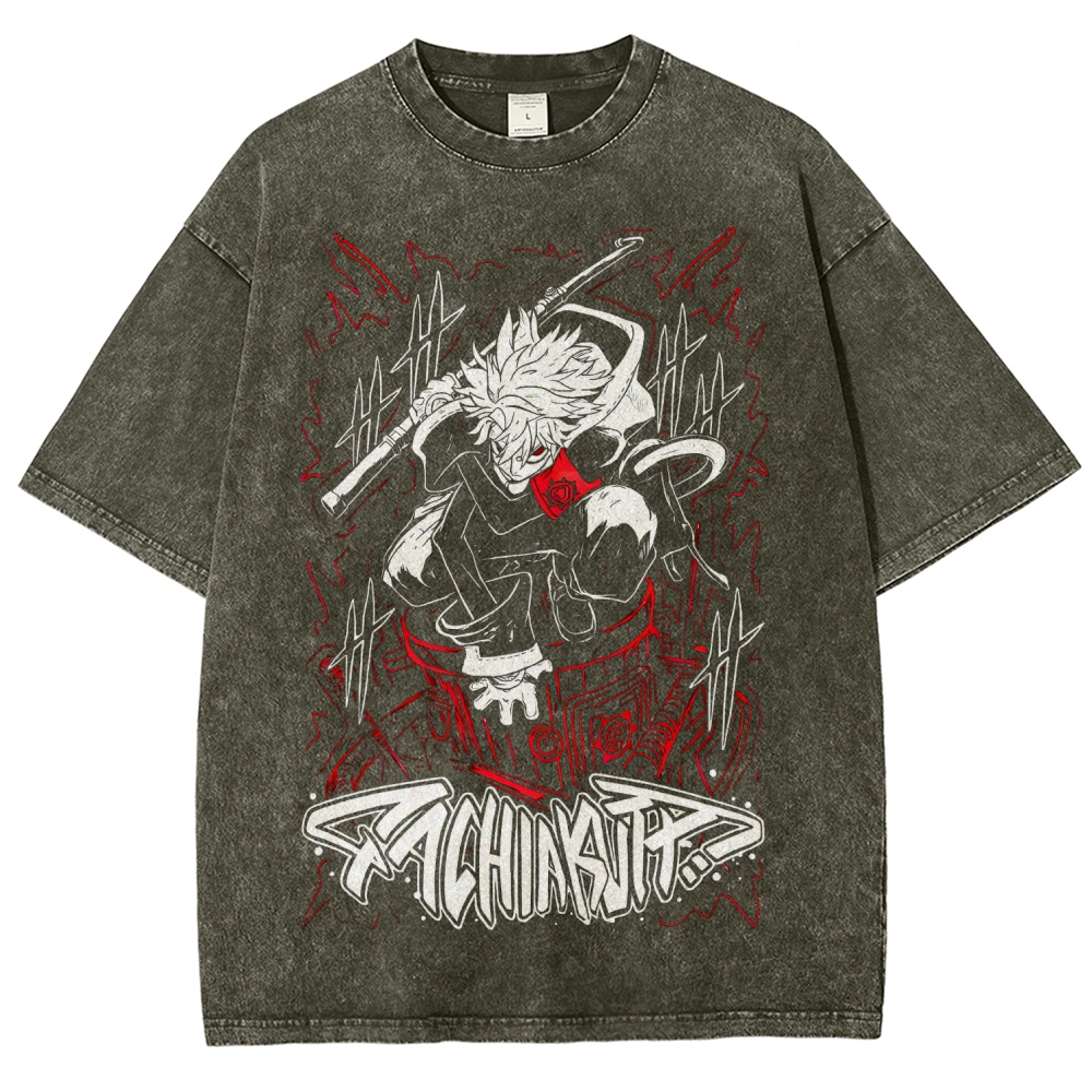 Gachiakuta Unisex Fit Washed T-Shirt 2507034204