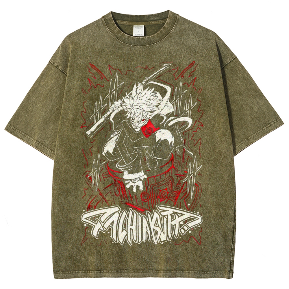 Gachiakuta Unisex Fit Washed T-Shirt 2507034204