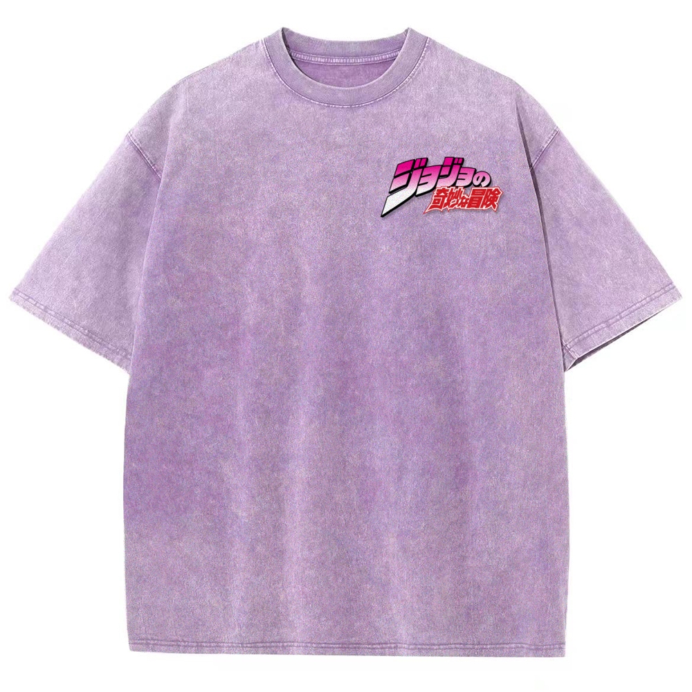 Jojo's Bizarre Adventure Unisex Fit Washed T-Shirt 2507035805