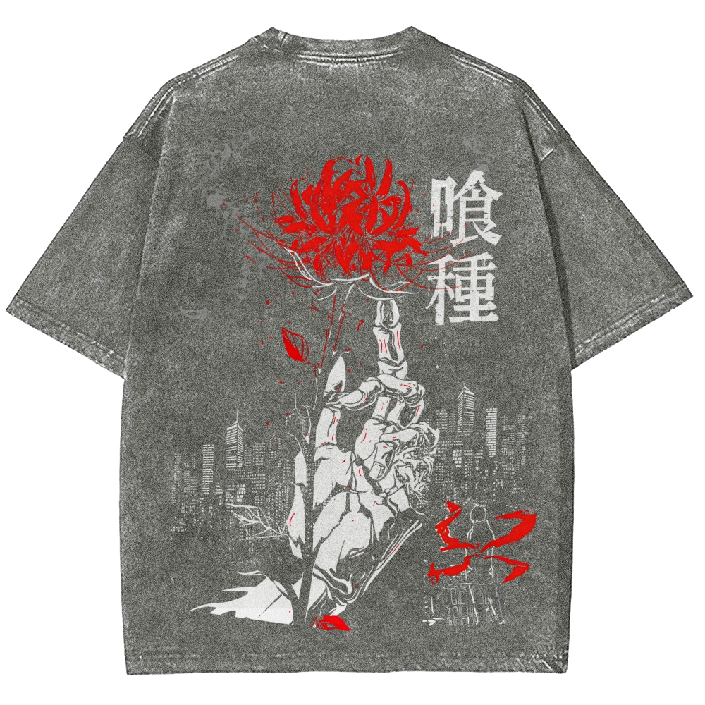 Tokyo Ghoul Unisex Fit Washed T-Shirt 2507037649