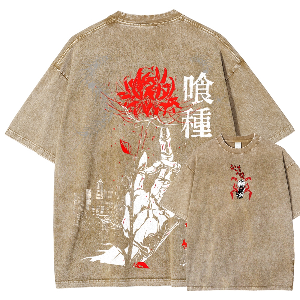 Tokyo Ghoul Unisex Fit Washed T-Shirt 2507037649