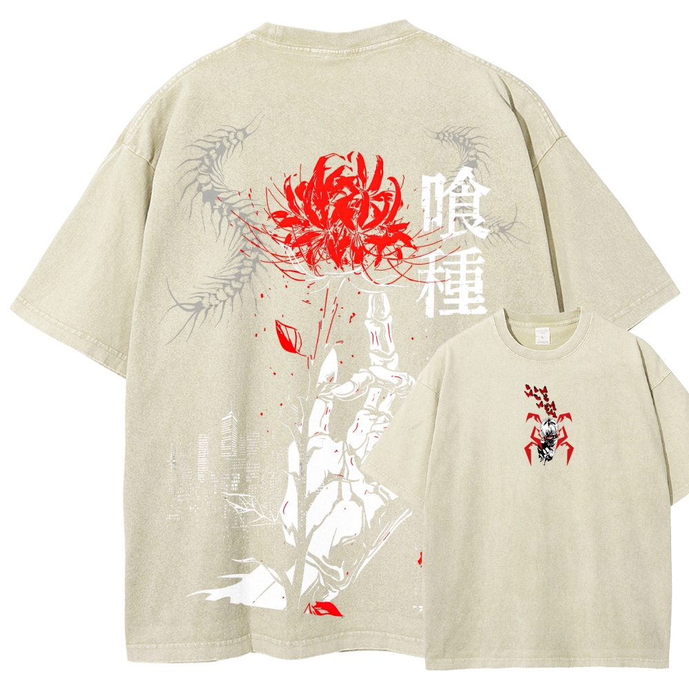 Tokyo Ghoul Unisex Fit Washed T-Shirt 2507037649