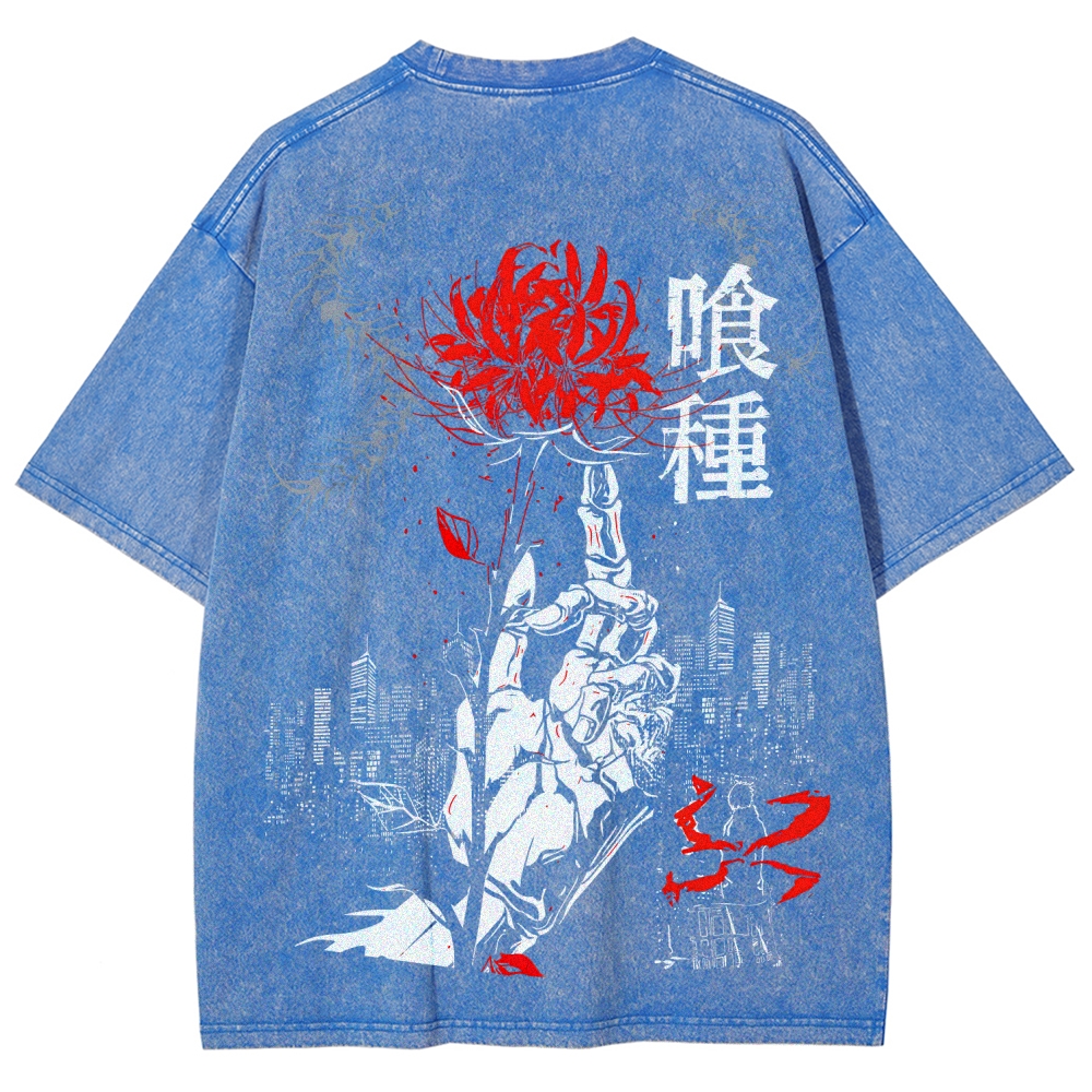 Tokyo Ghoul Unisex Fit Washed T-Shirt 2507037649