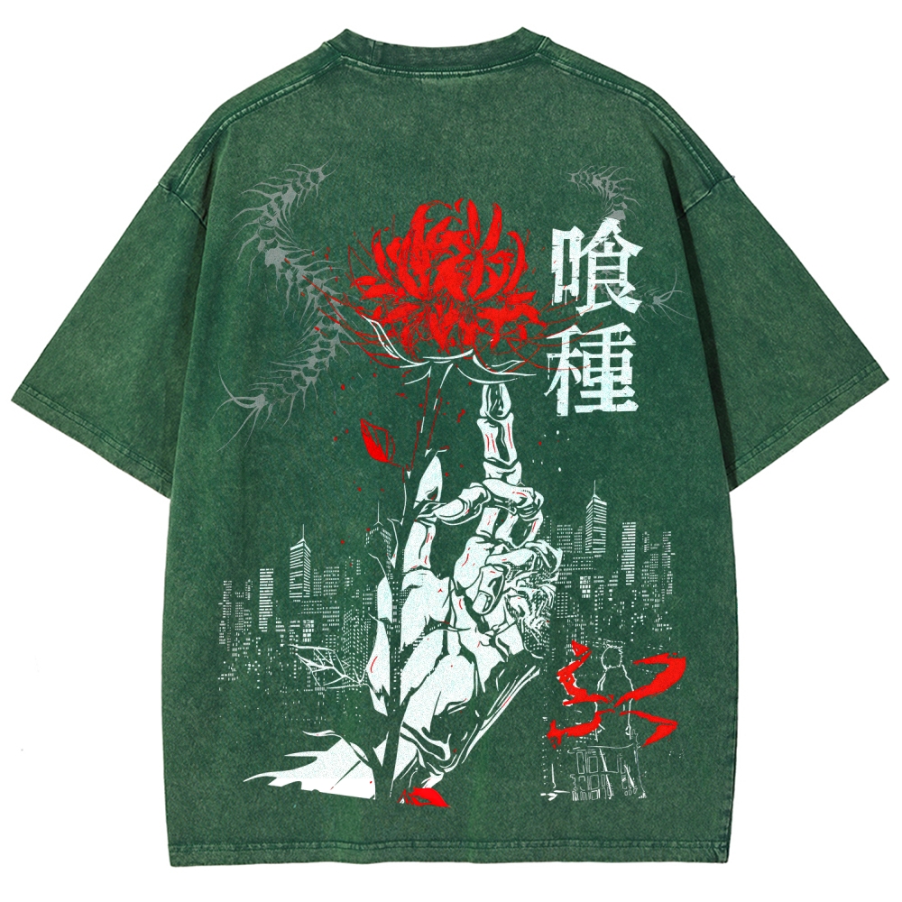 Tokyo Ghoul Unisex Fit Washed T-Shirt 2507037649