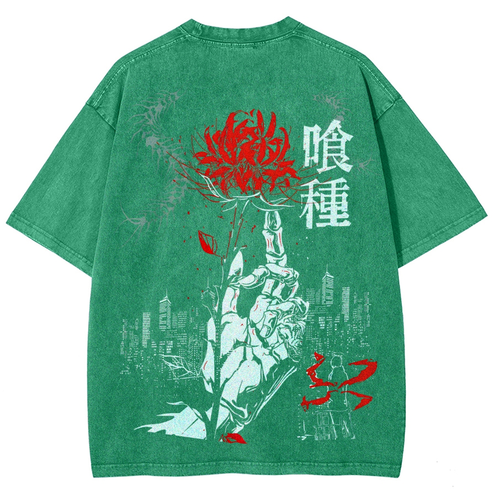 Tokyo Ghoul Unisex Fit Washed T-Shirt 2507037649