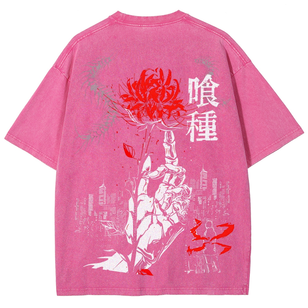 Tokyo Ghoul Unisex Fit Washed T-Shirt 2507037649