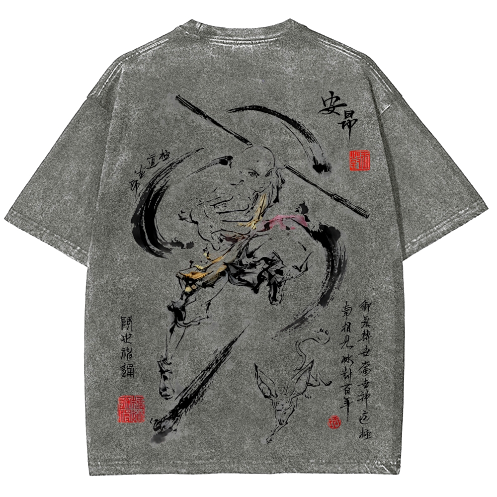 Avatar: The Last Airbender Unisex Fit Washed T-Shirt 2507037882