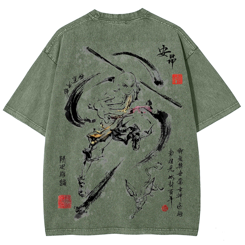 Avatar: The Last Airbender Unisex Fit Washed T-Shirt 2507037882