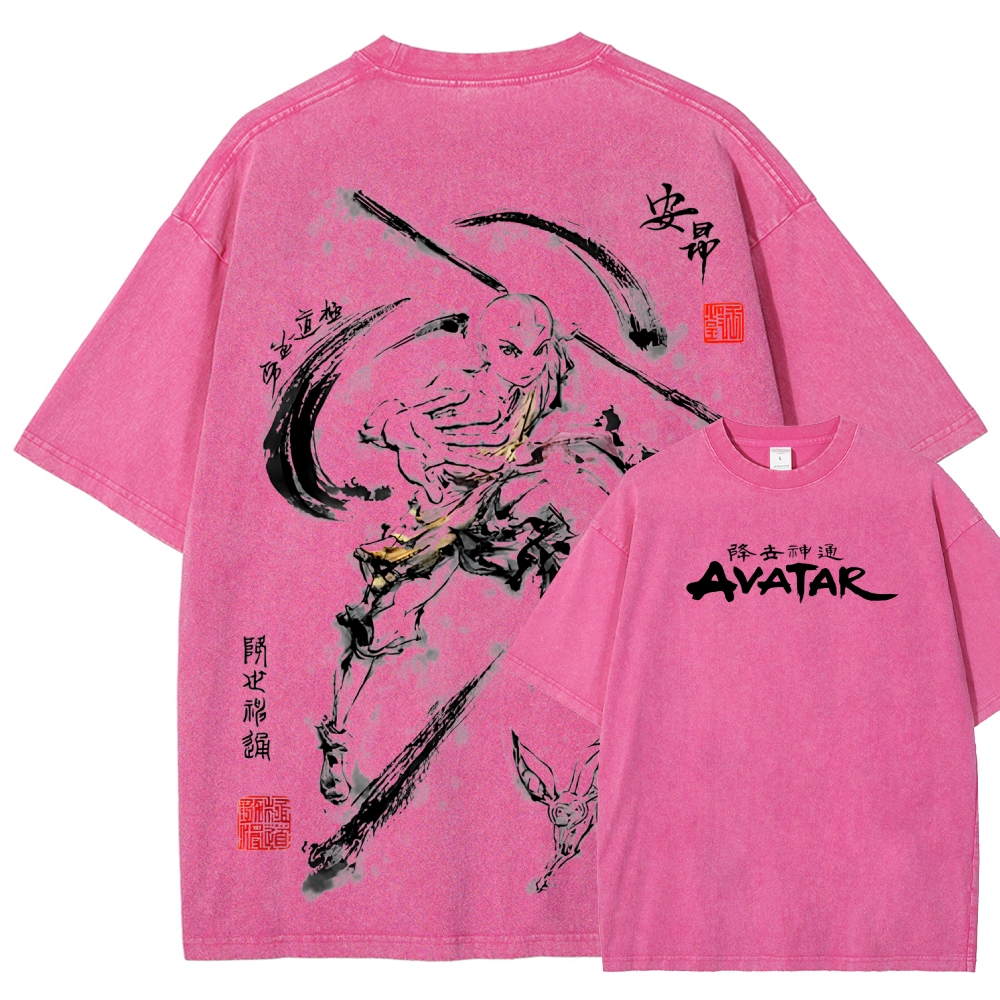 Avatar: The Last Airbender Unisex Fit Washed T-Shirt 2507037882