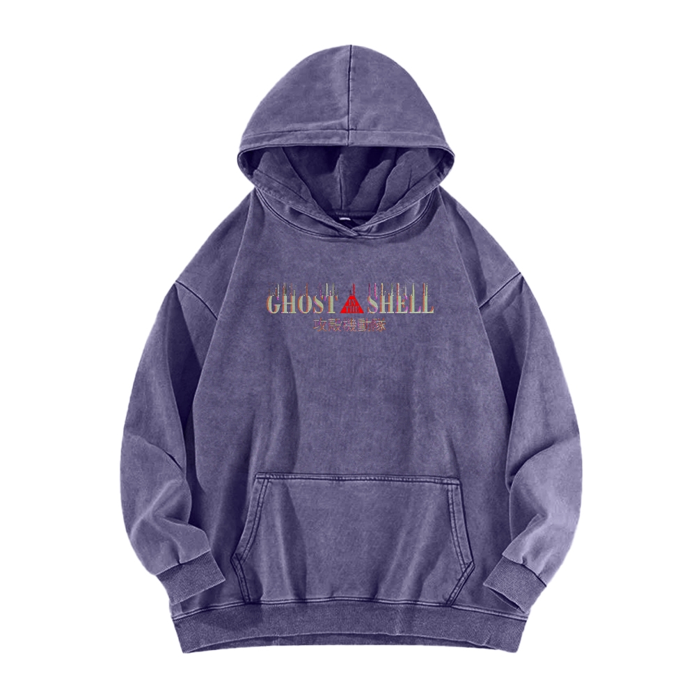 Ghost in the Shell Casual Washed Hoodie 2508002116