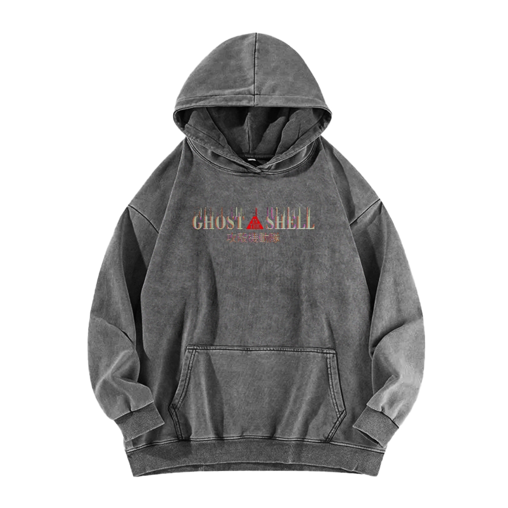 Ghost in the Shell Casual Washed Hoodie 2508002116