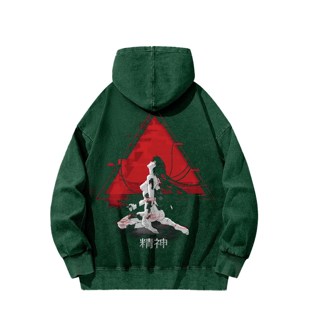 Ghost in the Shell Casual Washed Hoodie 2508002119