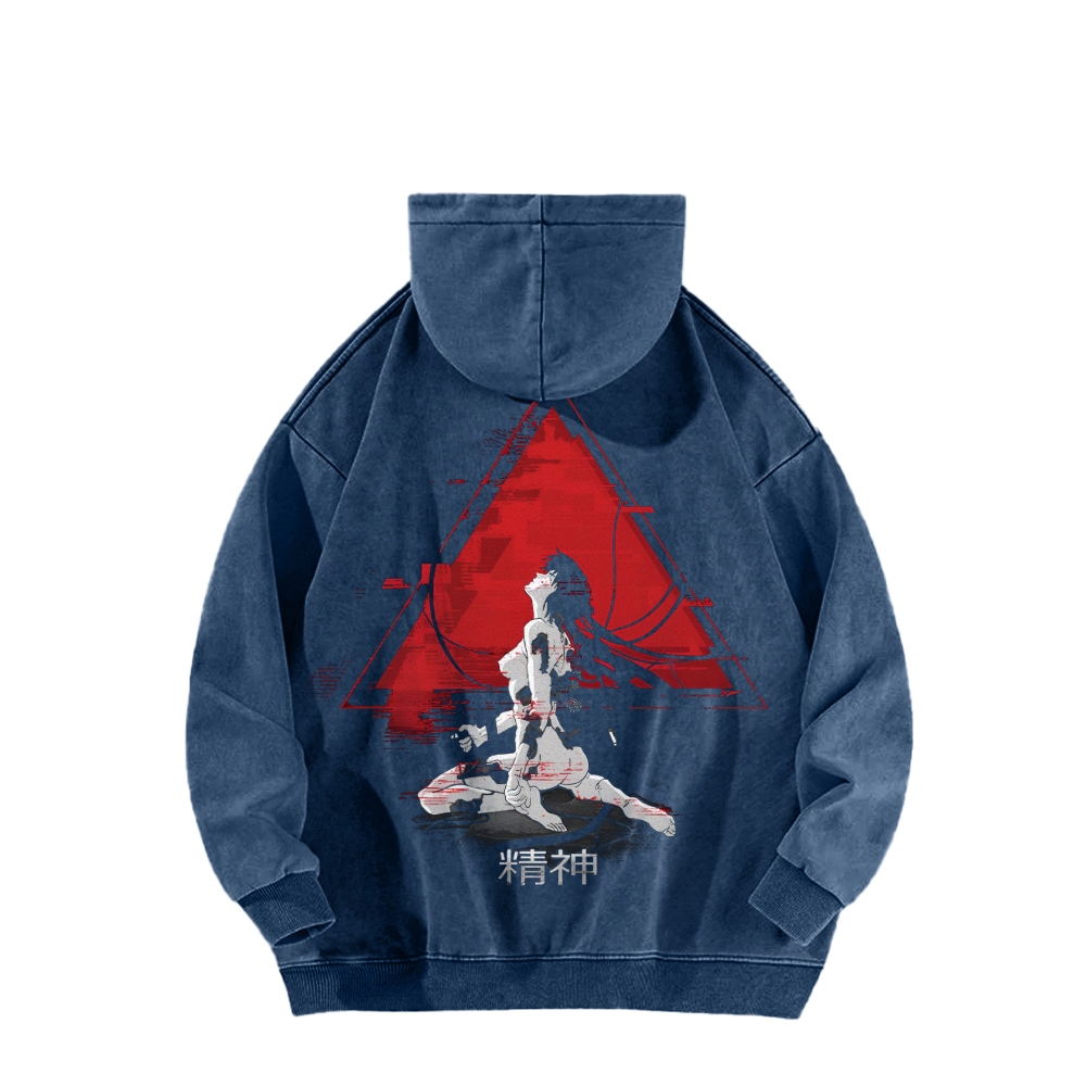 Ghost in the Shell Casual Washed Hoodie 2508002119