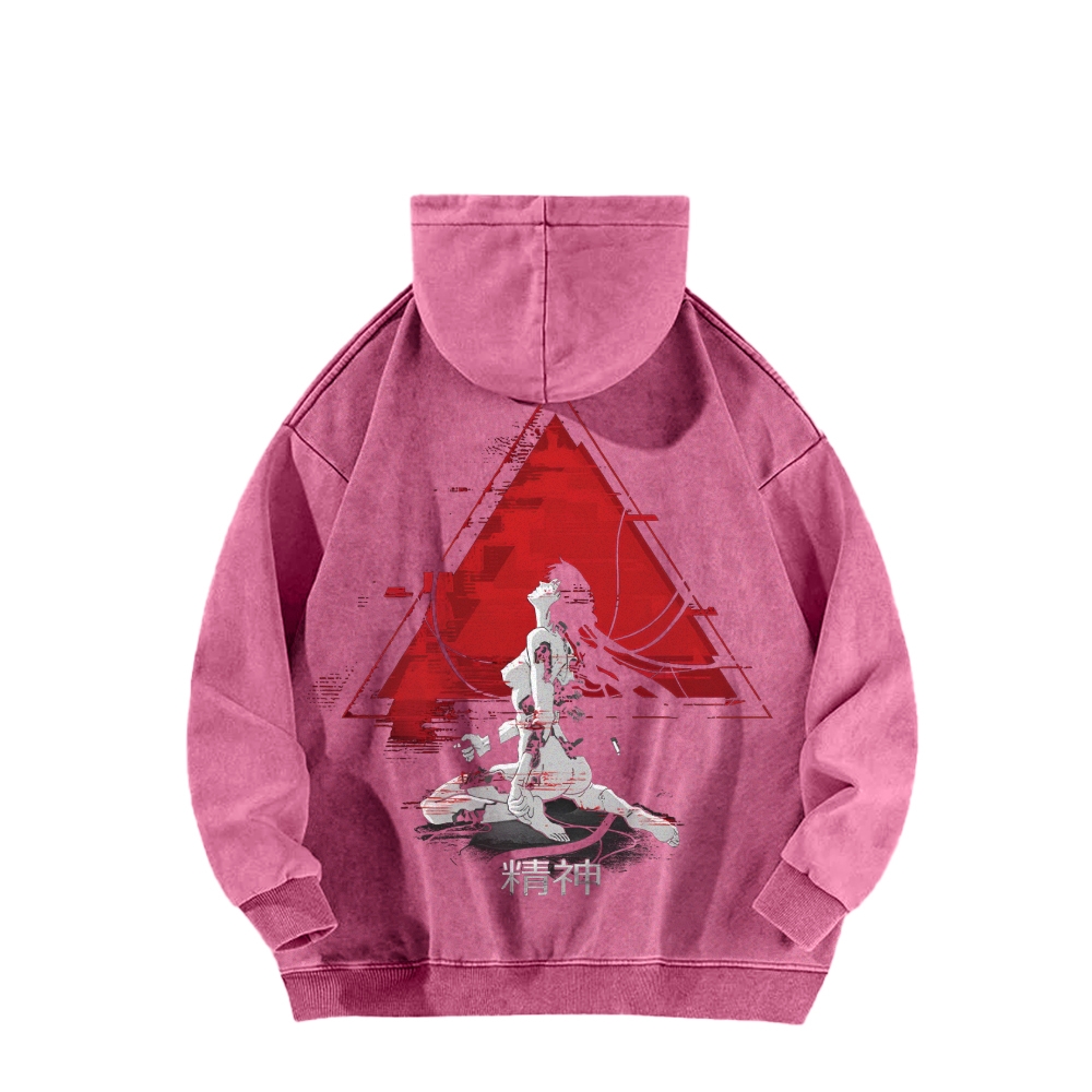 Ghost in the Shell Casual Washed Hoodie 2508002119