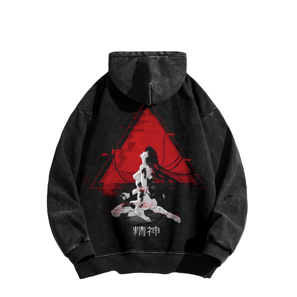 Ghost in the Shell Casual Washed Hoodie 2508002119