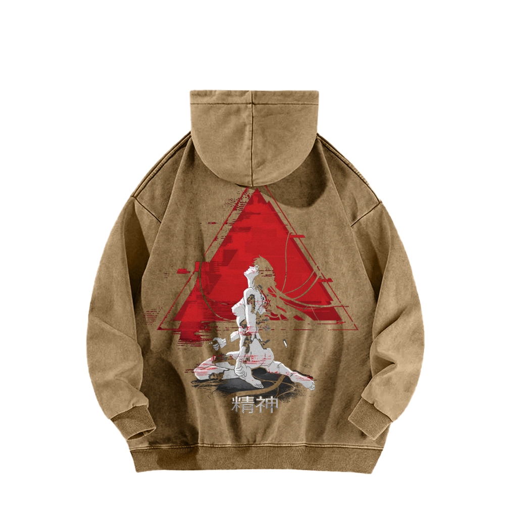 Ghost in the Shell Casual Washed Hoodie 2508002119