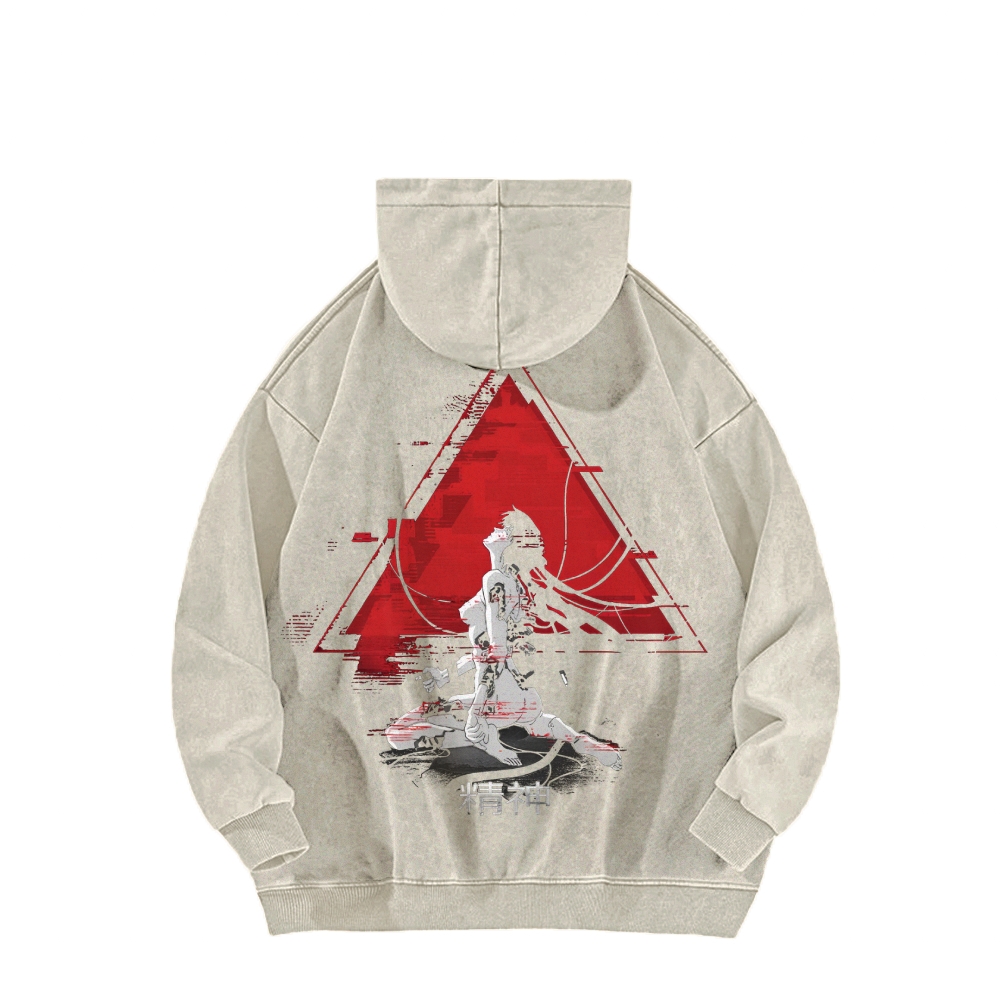 Ghost in the Shell Casual Washed Hoodie 2508002119