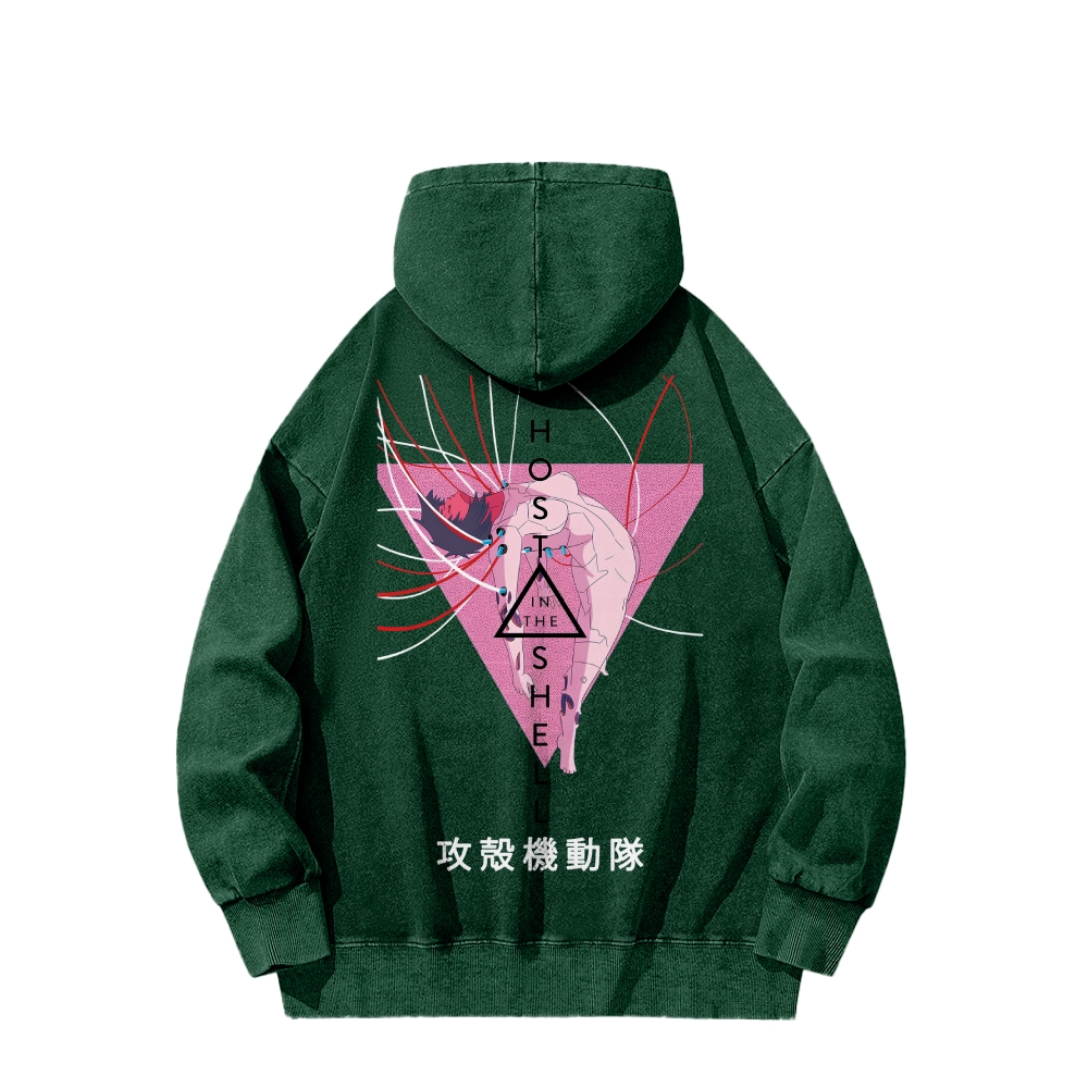 Ghost in the Shell Casual Washed Hoodie 2508002132