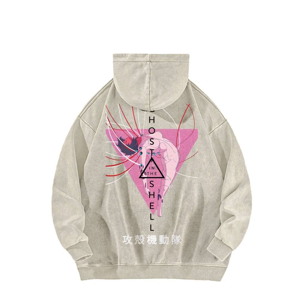 Ghost in the Shell Casual Washed Hoodie 2508002132