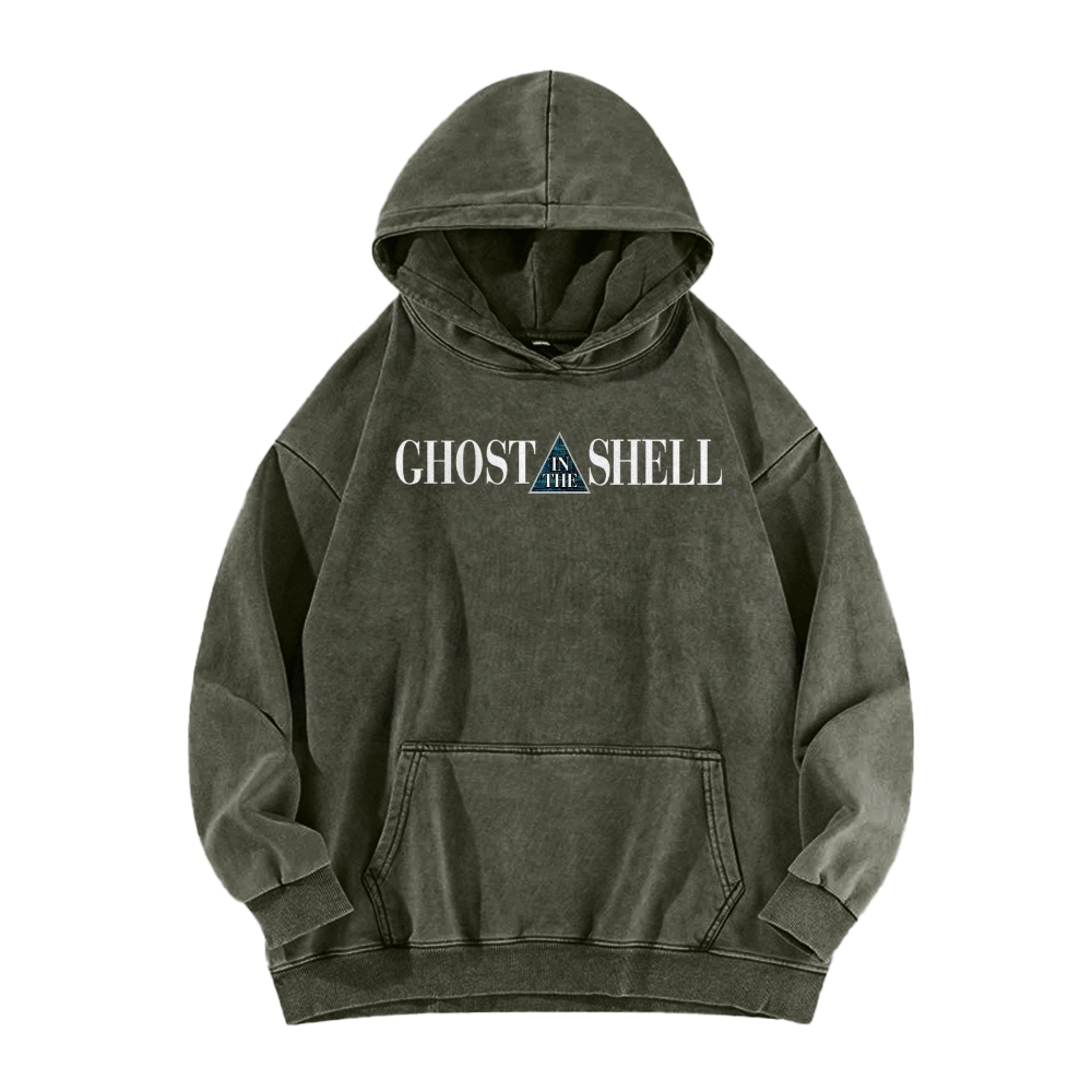 Ghost in the Shell Casual Washed Hoodie 2508002143