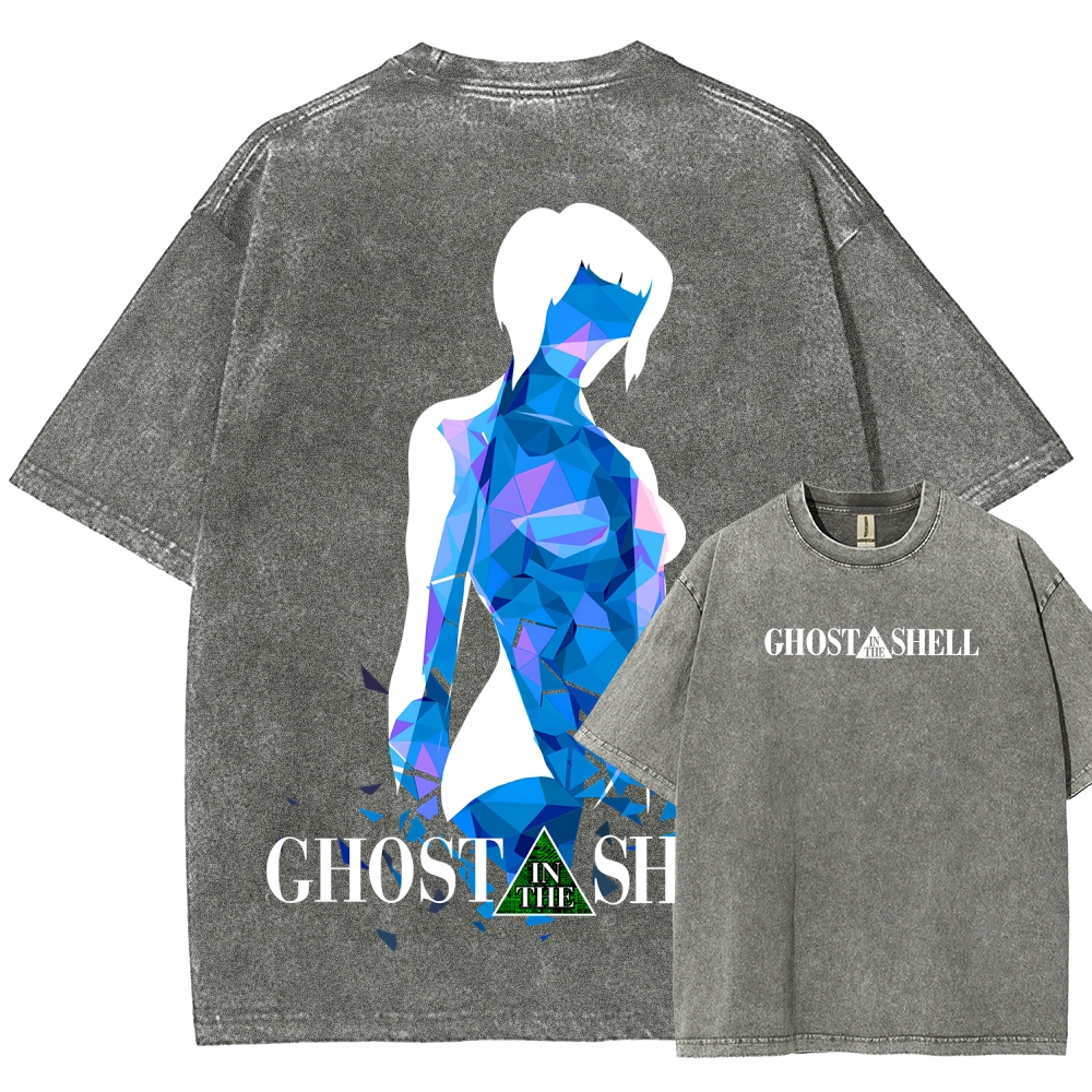 Ghost in the Shell Unisex Fit Washed T-Shirt 2508002283