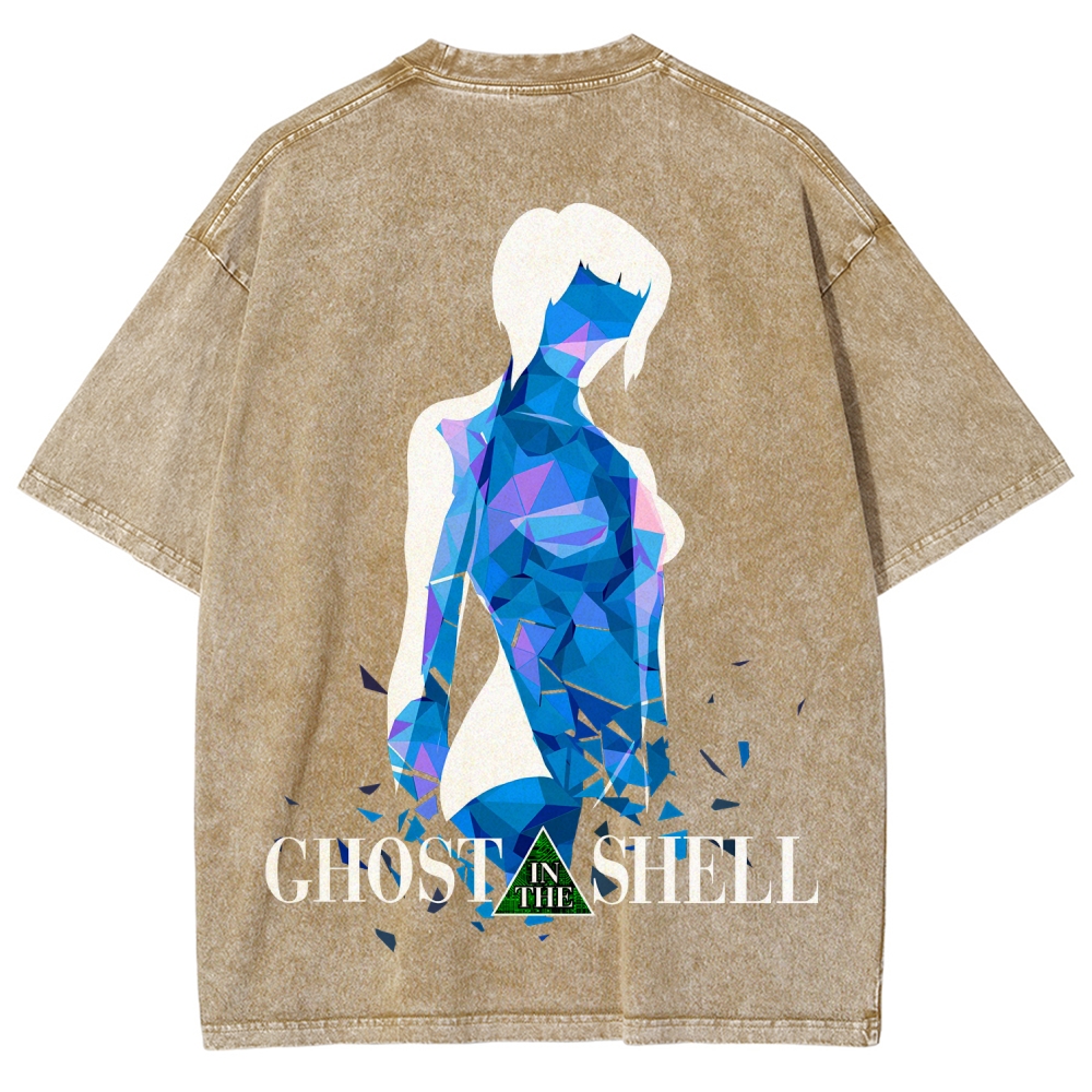 Ghost in the Shell Unisex Fit Washed T-Shirt 2508002283