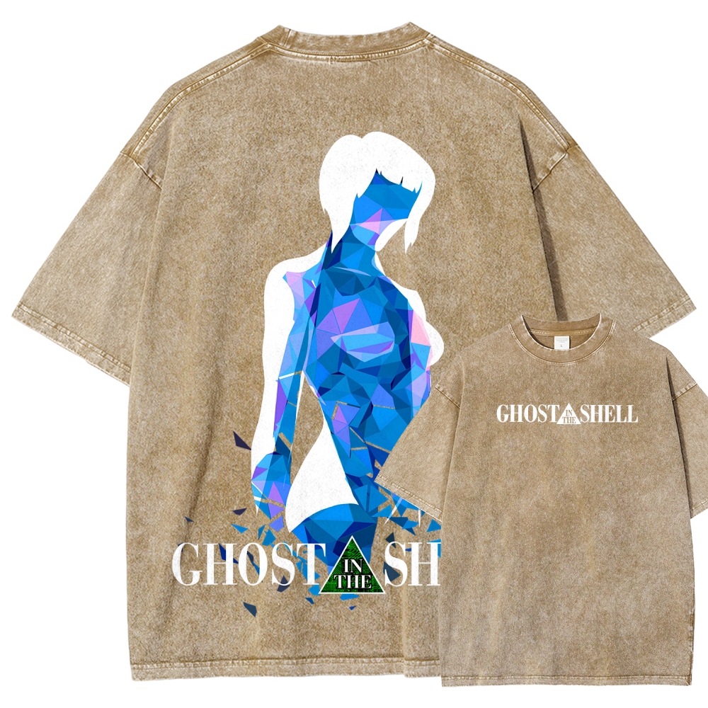 Ghost in the Shell Unisex Fit Washed T-Shirt 2508002283