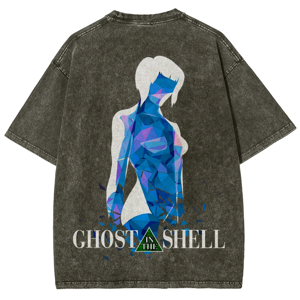 Ghost in the Shell Unisex Fit Washed T-Shirt 2508002283