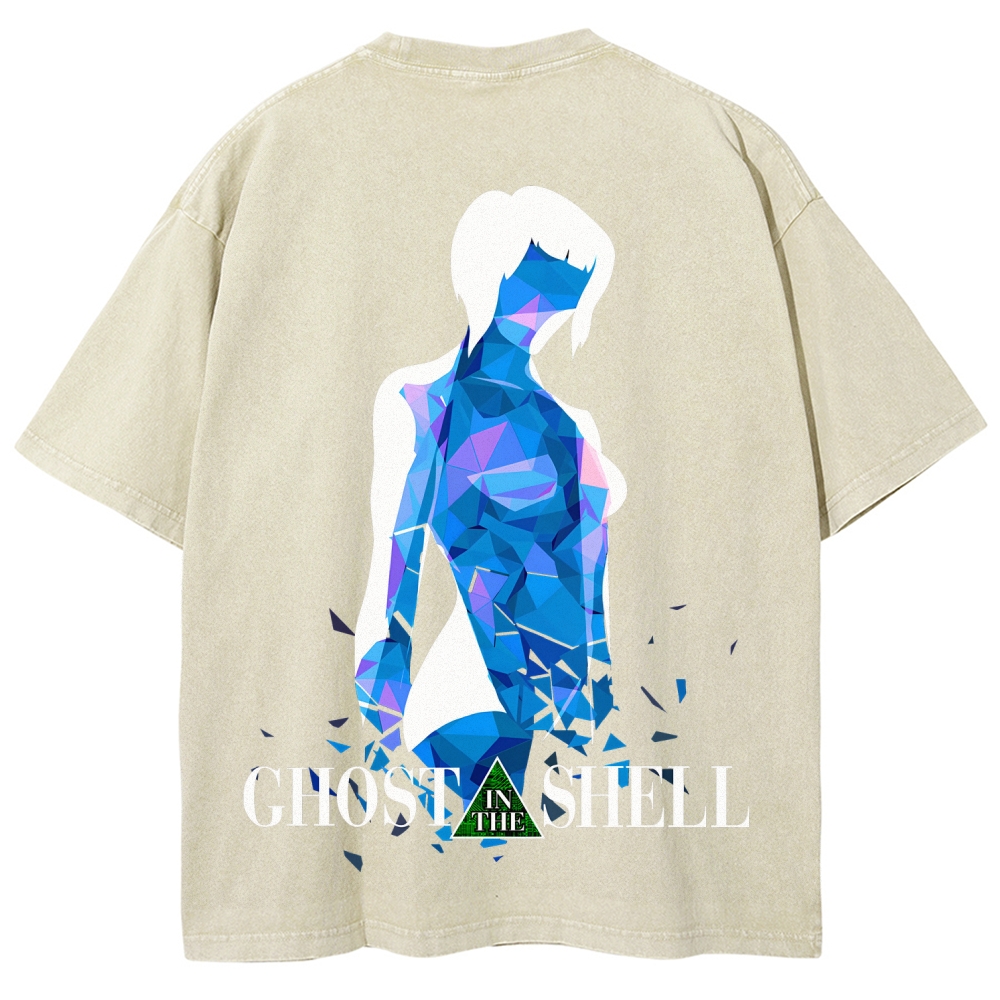 Ghost in the Shell Unisex Fit Washed T-Shirt 2508002283