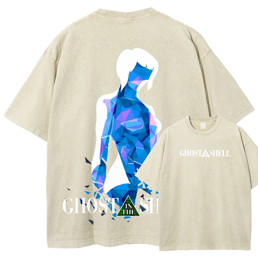 Ghost in the Shell Unisex Fit Washed T-Shirt 2508002283