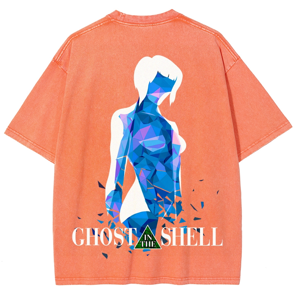 Ghost in the Shell Unisex Fit Washed T-Shirt 2508002283
