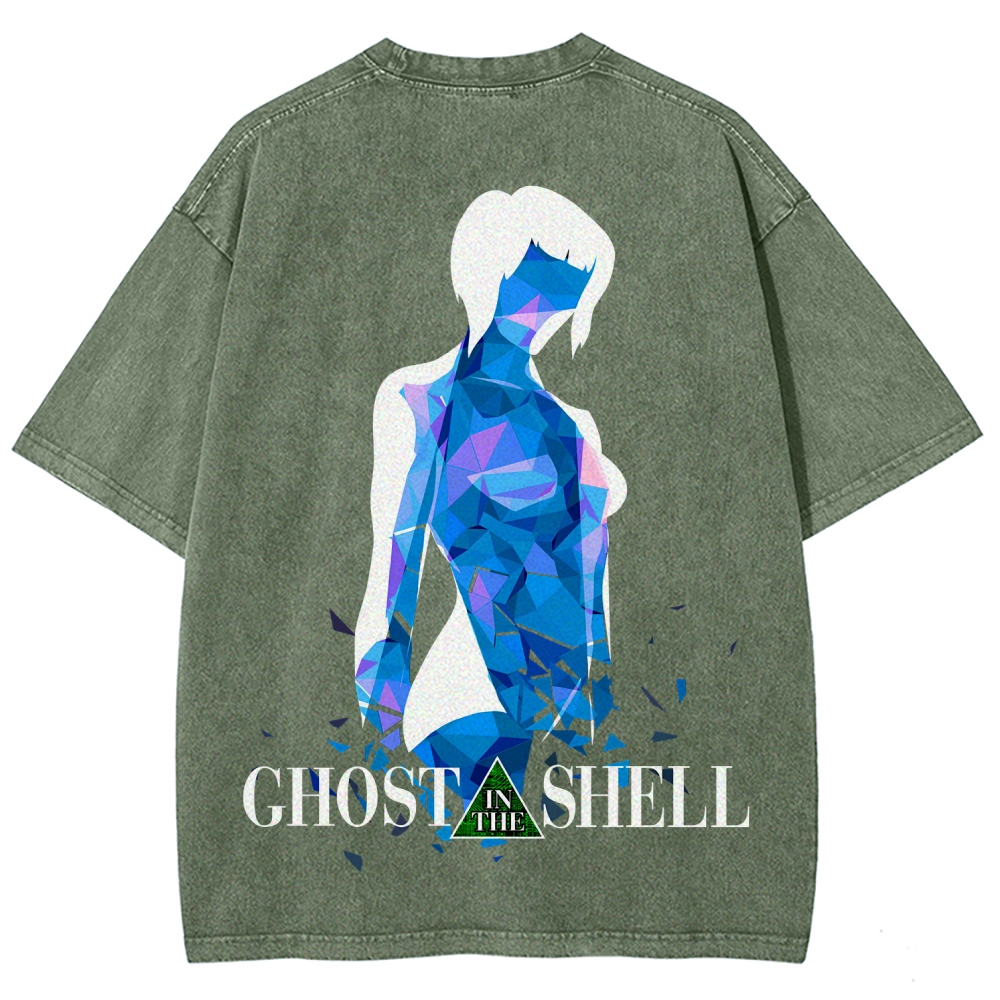 Ghost in the Shell Unisex Fit Washed T-Shirt 2508002283