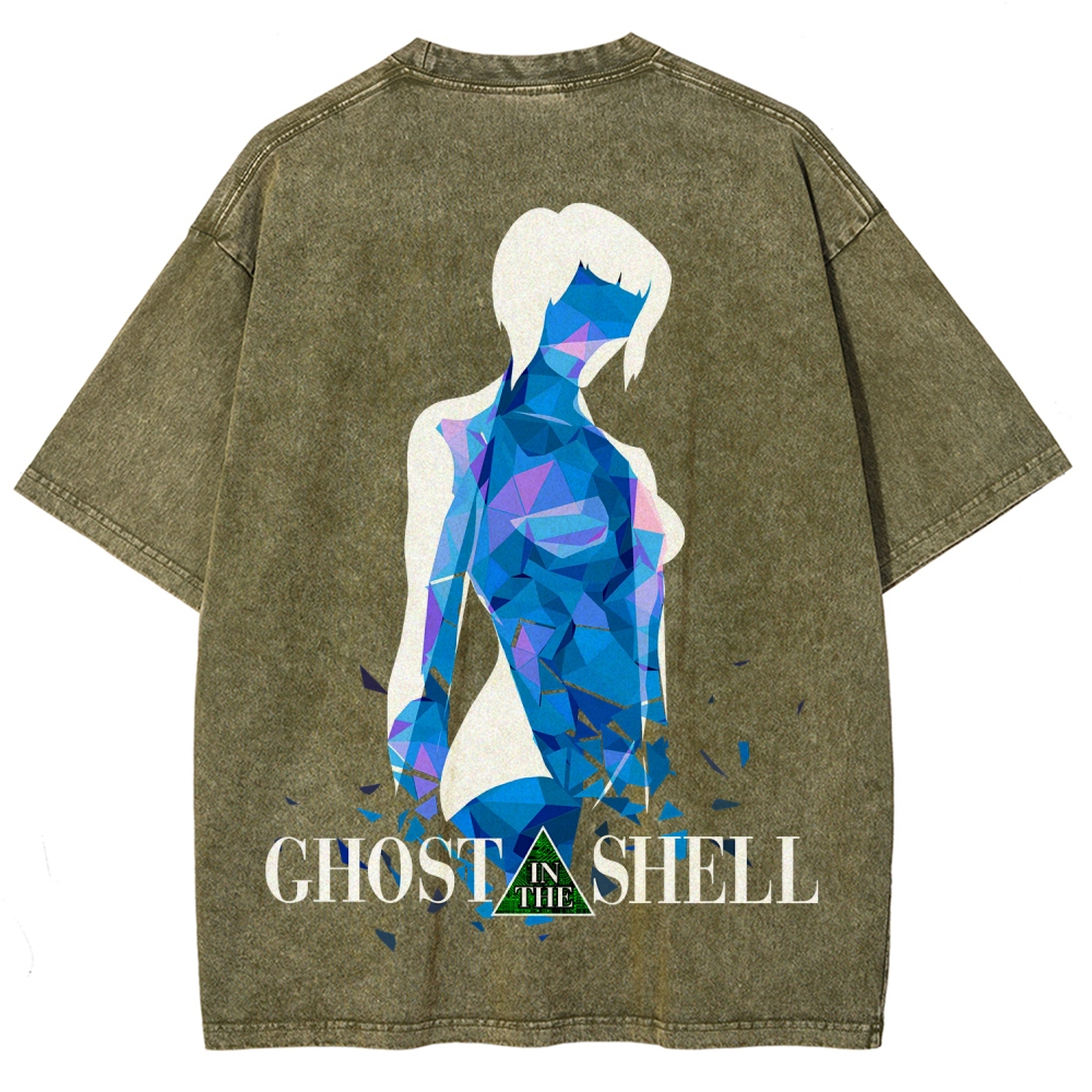 Ghost in the Shell Unisex Fit Washed T-Shirt 2508002283