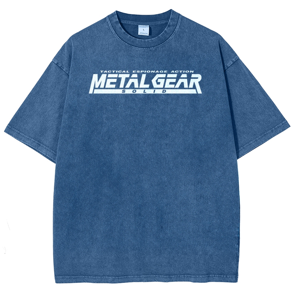 Metal Gear Solid Unisex Fit Washed T-Shirt 2508004217