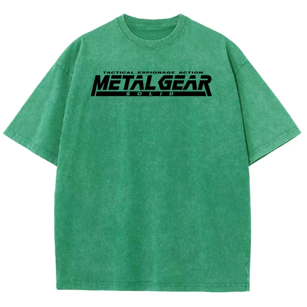Metal Gear Solid Unisex Fit Washed T-Shirt 2508004217