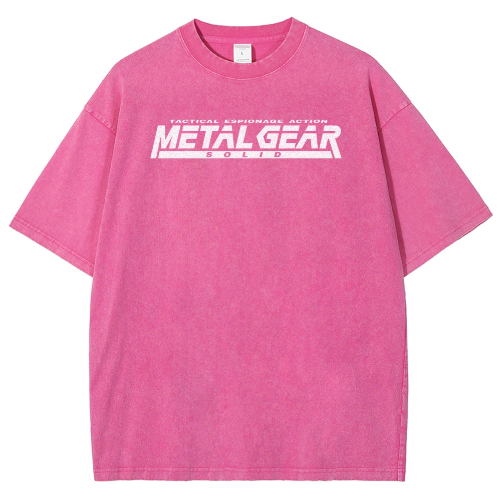 Metal Gear Solid Unisex Fit Washed T-Shirt 2508004217
