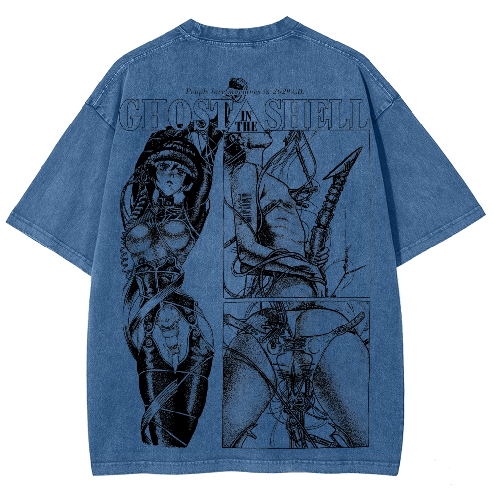 Ghost in the Shell Unisex Fit Washed T-Shirt 2508004406