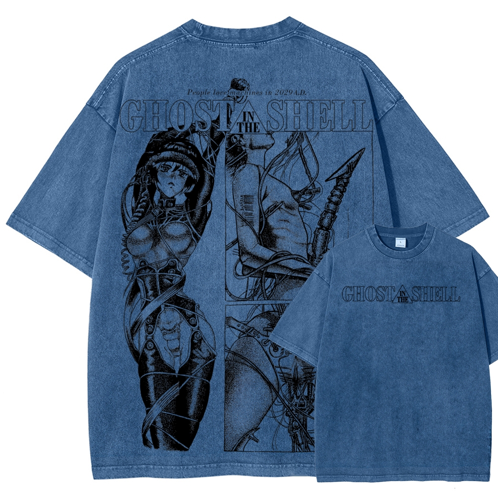 Ghost in the Shell Unisex Fit Washed T-Shirt 2508004406