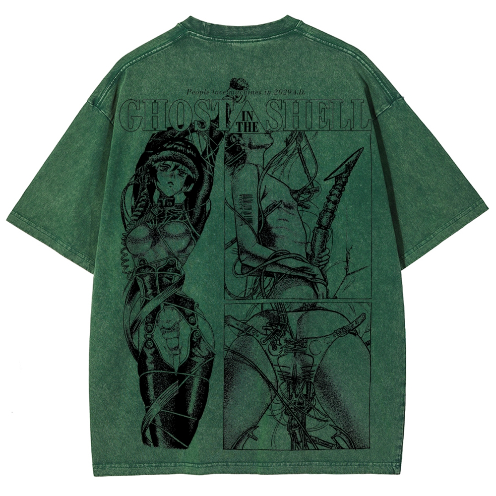 Ghost in the Shell Unisex Fit Washed T-Shirt 2508004406