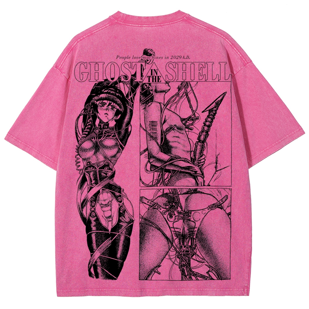 Ghost in the Shell Unisex Fit Washed T-Shirt 2508004406