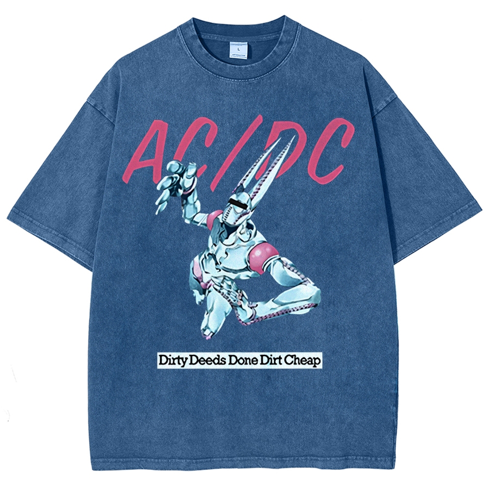Jojo's Bizarre Adventure Unisex Fit Washed T-Shirt 2508004823
