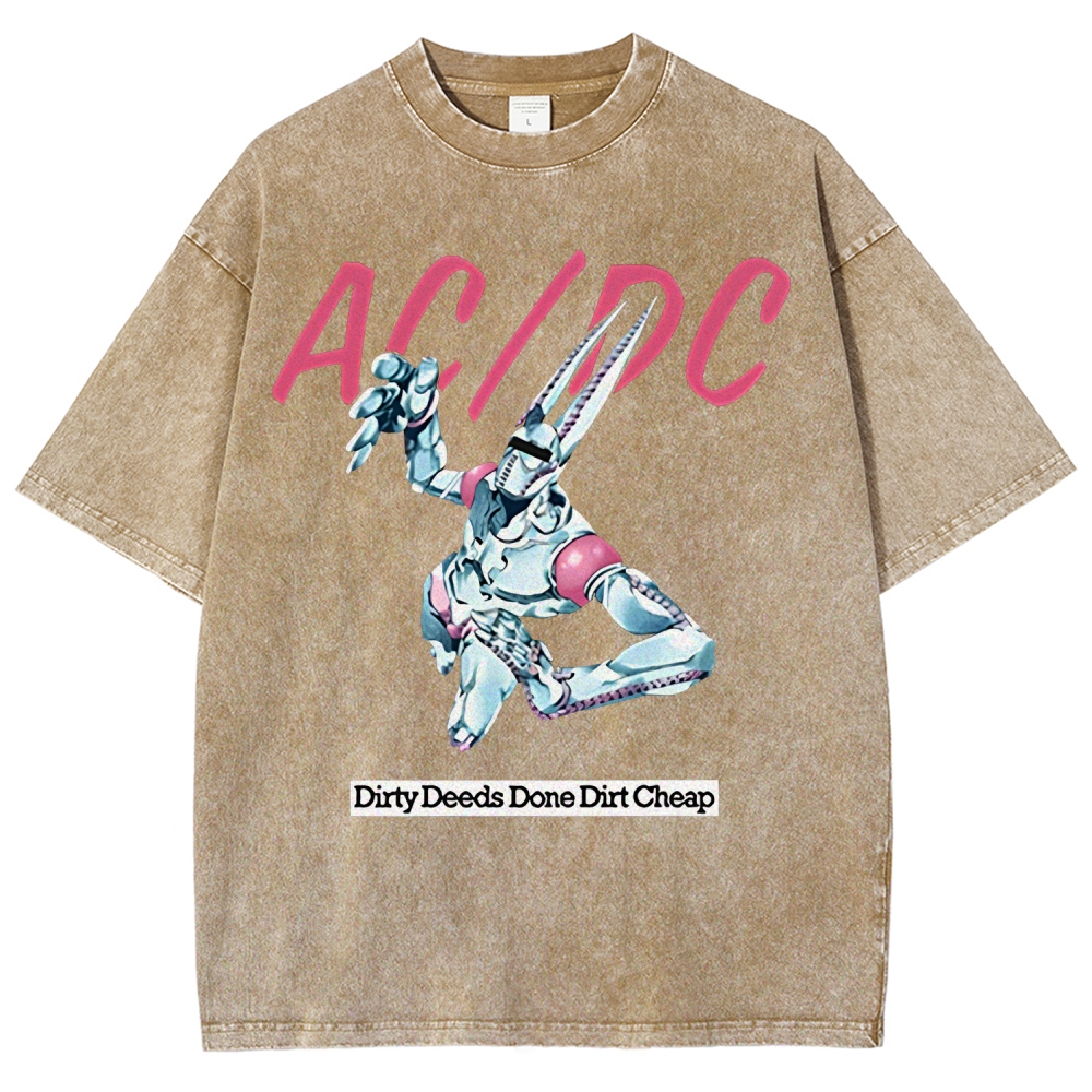 Jojo's Bizarre Adventure Unisex Fit Washed T-Shirt 2508004823